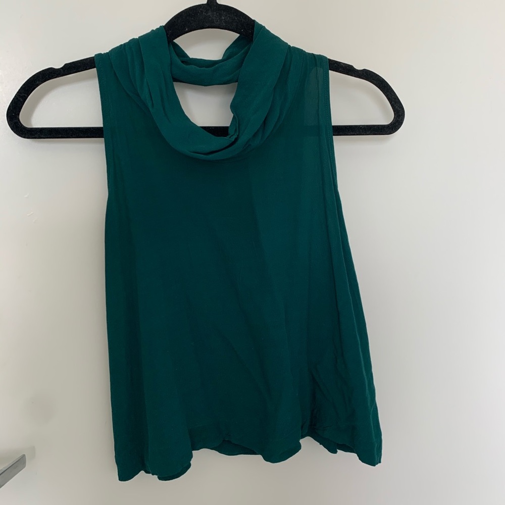 free people emerald green tank